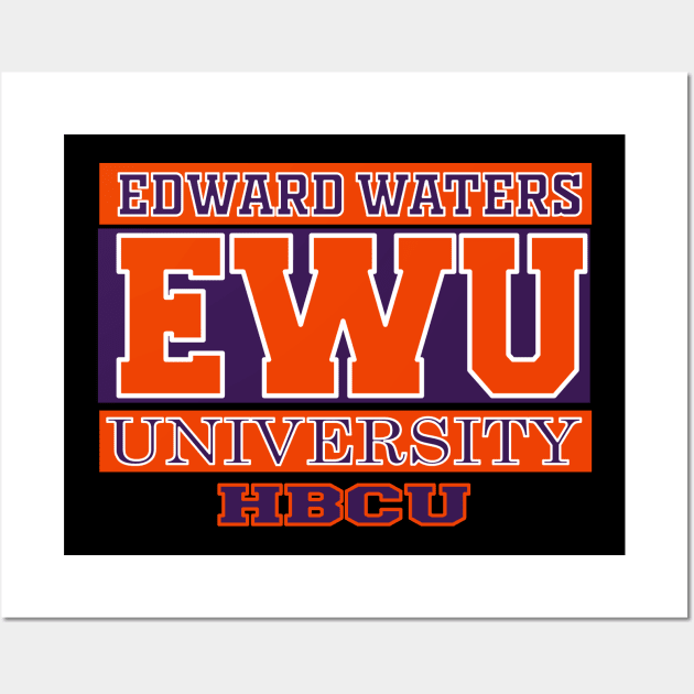Edward Waters University Apparel Wall Art by HBCU Classic Apparel Co